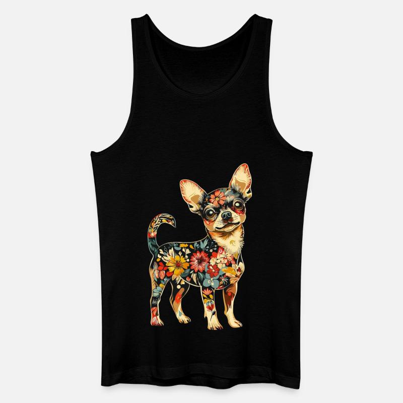 Chihuahua - Männer Bio Tank Top - Schwarz