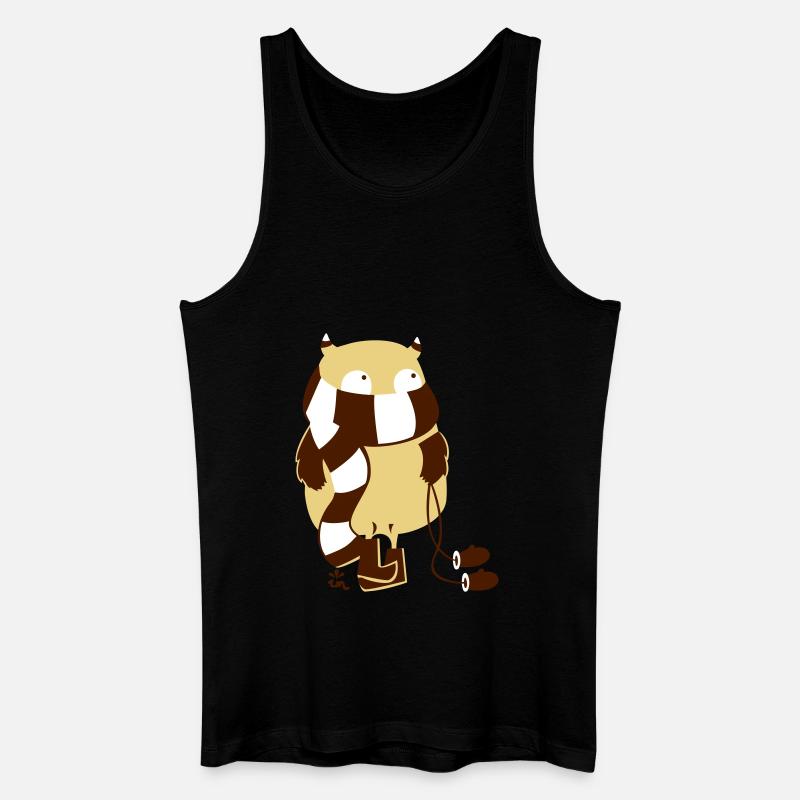 Frostii Monster - Männer Bio Tank Top - Schwarz