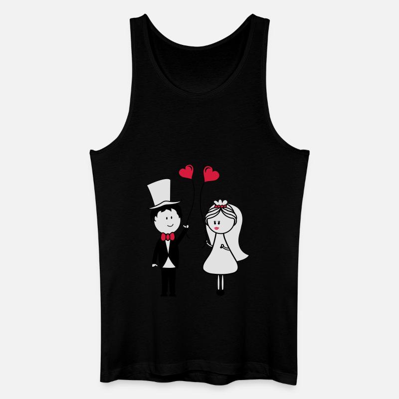 ehepaar_002 - Männer Bio Tank Top - Schwarz