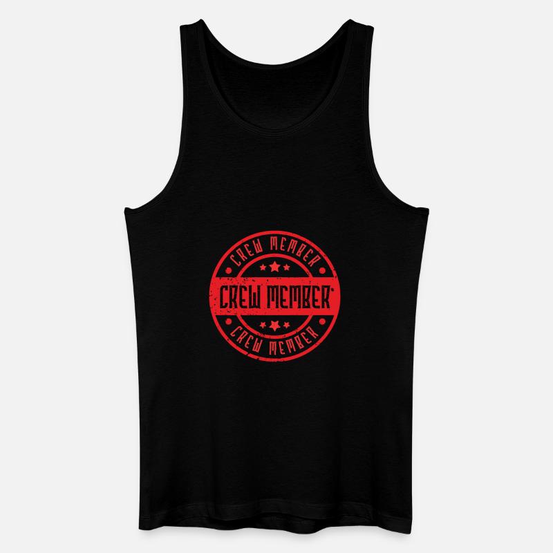 Crew Mitglied - Männer Bio Tank Top - Schwarz