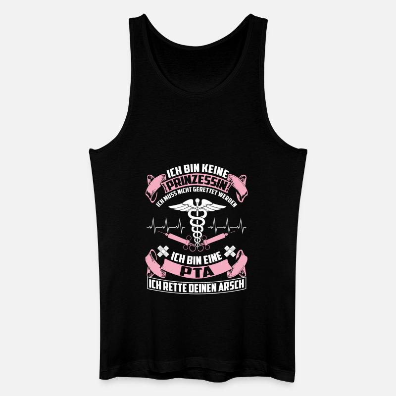 PTA - Pharmazeutisch-technische Assistentin - Männer Bio Tank Top - Schwarz