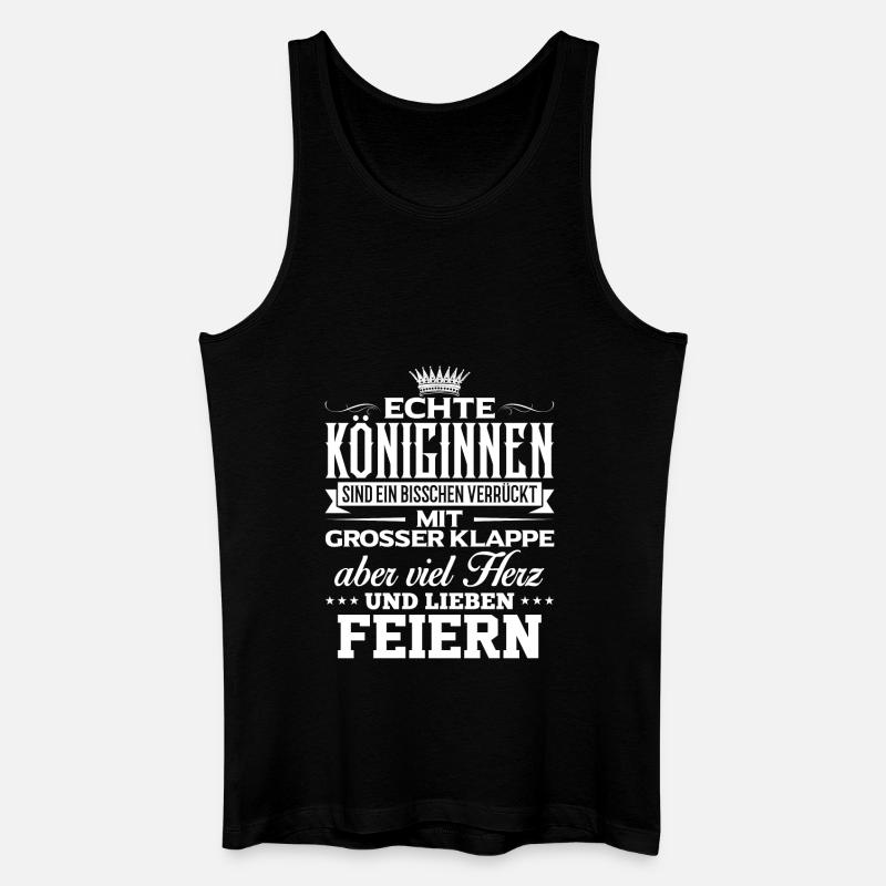 FEIERN - liebe - Männer Bio Tank Top - Schwarz