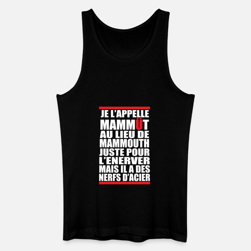 NerfsAcier - Männer Bio Tank Top - Schwarz