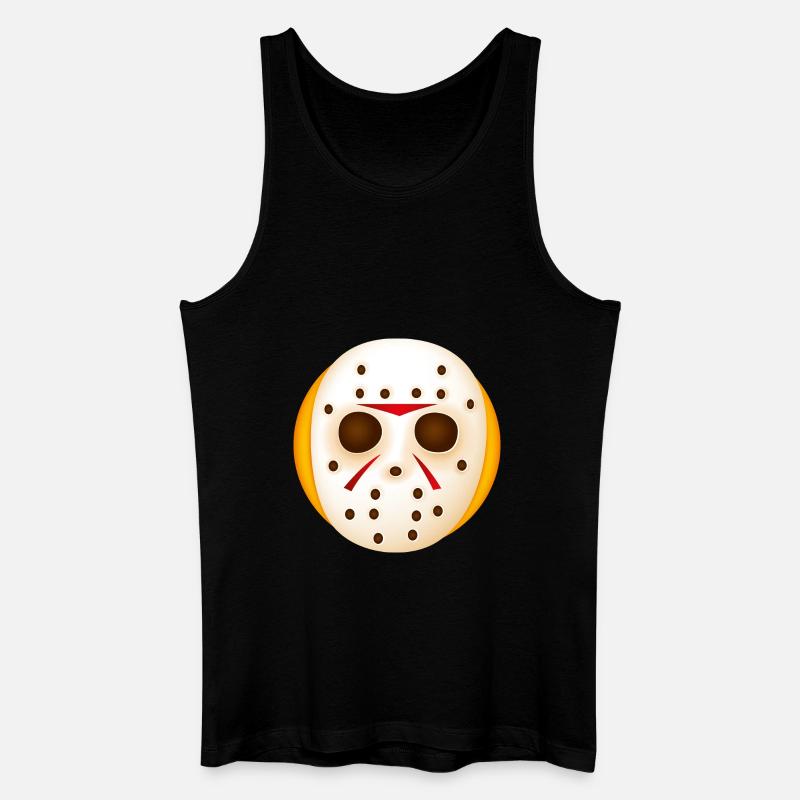 Smiley Chainsaw Mask - Canotta ecologica da uomo - nero