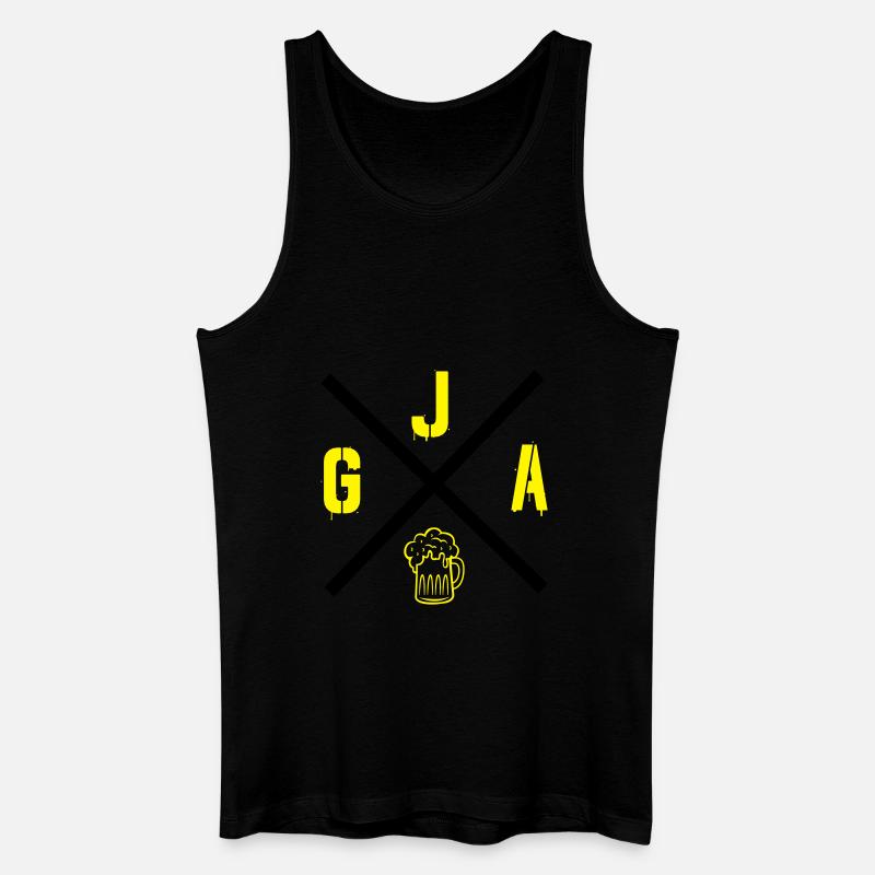 jga_002 - Männer Bio Tank Top - Schwarz