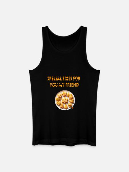 SPECIAL FRIES - Men’s Organic Tank Top - black