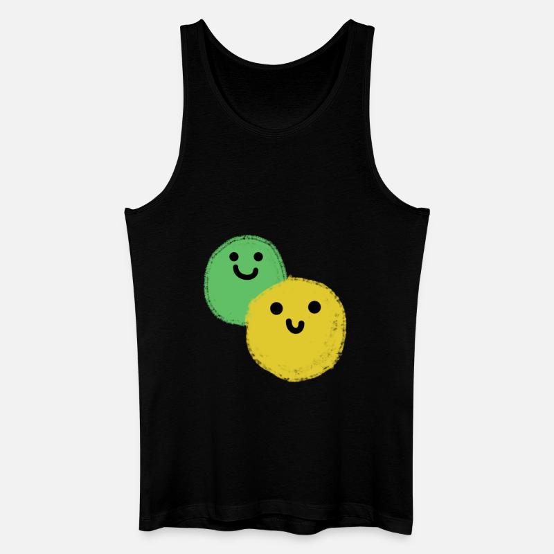 Deux boules - Débardeur bio Homme - noir