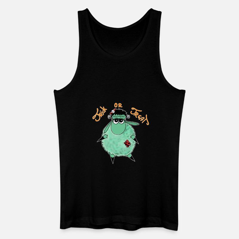 Wolly Sheepling Halloween Monster - Männer Bio Tank Top - Schwarz