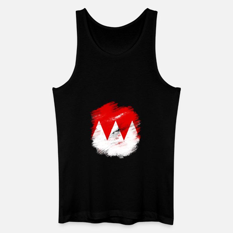 Franken - Männer Bio Tank Top - Schwarz