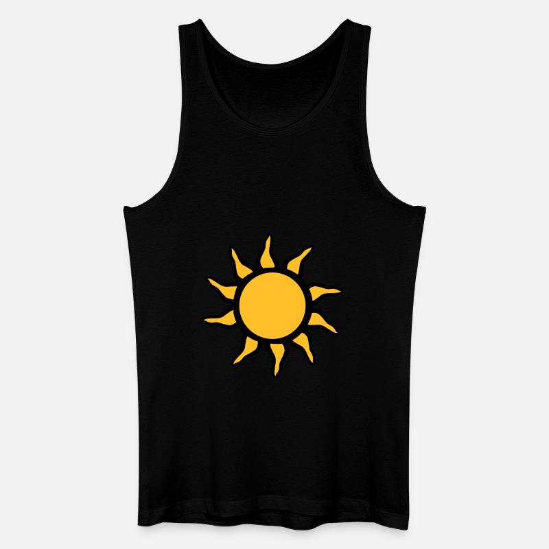 Belle Radiant Sun - Débardeur bio Homme - noir