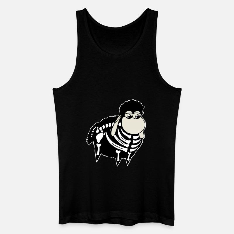 Wolly Sheepling Skeleton Gaming - Débardeur bio Homme - noir