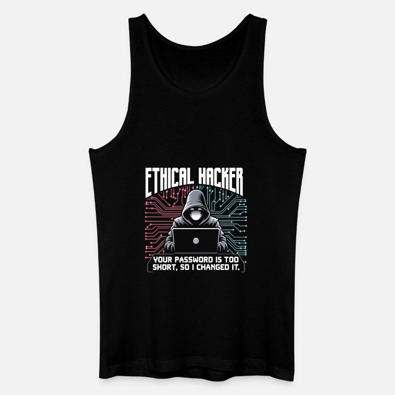 Ethischer Hacker - Männer Bio Tank Top - Schwarz
