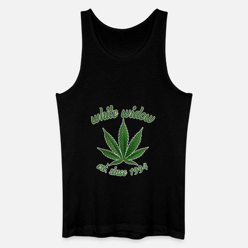 white widow -est. since 1994 - Männer Bio Tank Top - Schwarz