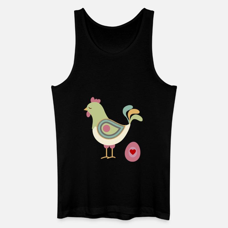 chicken11 - Débardeur bio Homme - noir