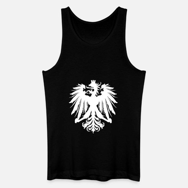 Adler 2 - Männer Bio Tank Top - Schwarz