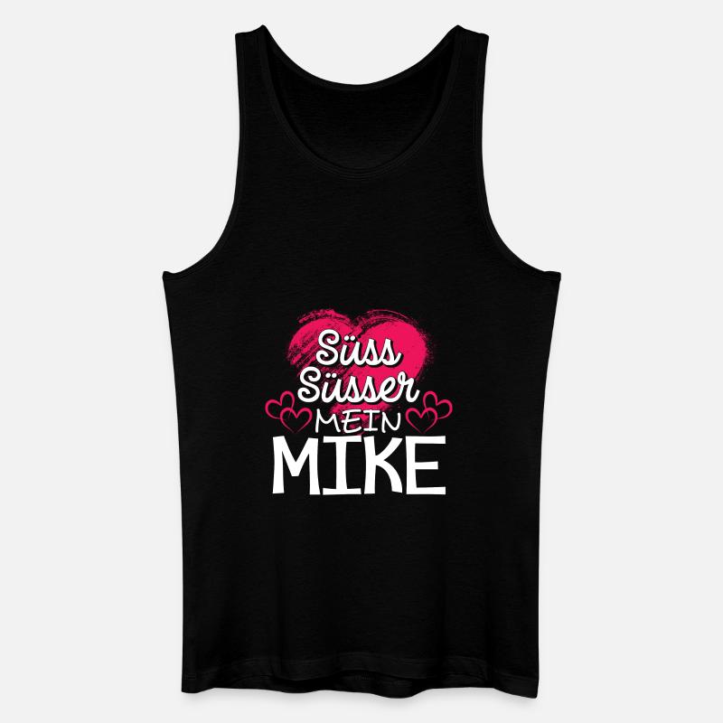 MIKE - süss - Männer Bio Tank Top - Schwarz
