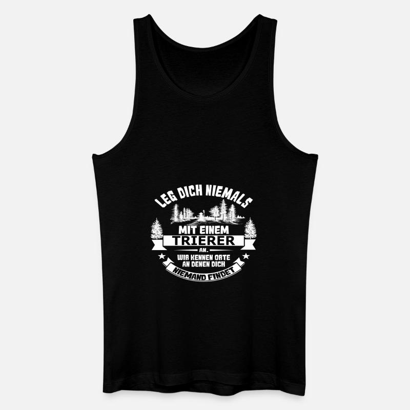 trierer - Männer Bio Tank Top - Schwarz