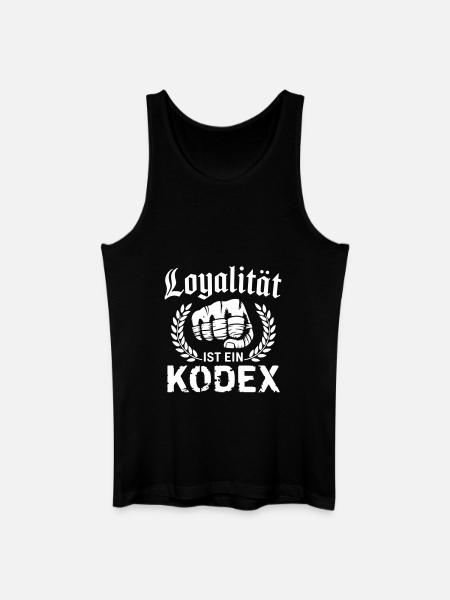 Loyalität ist ein Kodex - Men’s Organic Tank Top - black