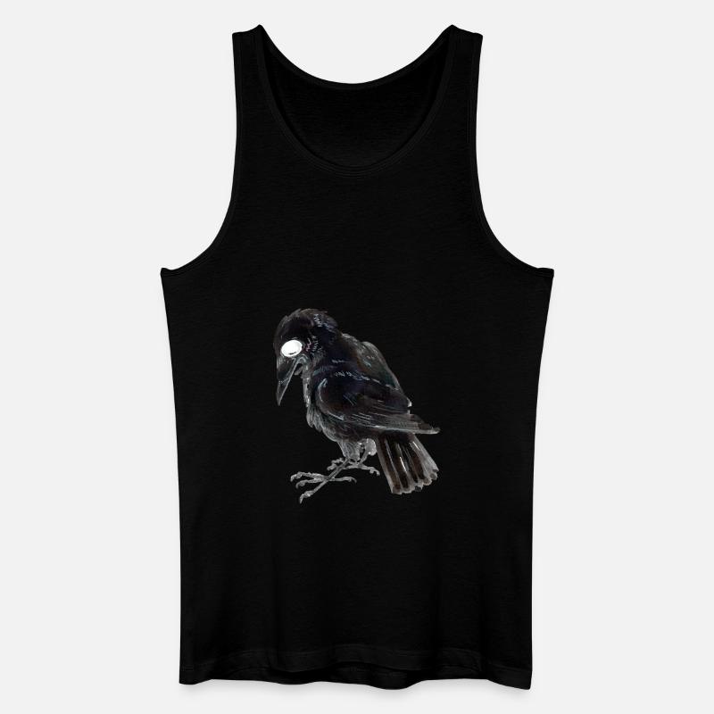 Rabenkrähe 3 - Männer Bio Tank Top - Schwarz