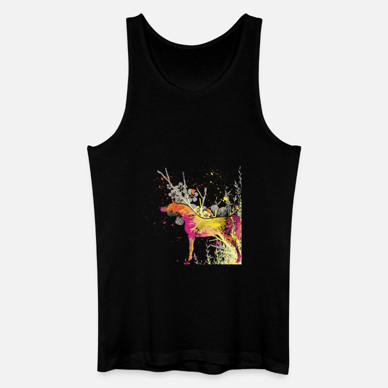 libertipferdhell - Männer Bio Tank Top - Schwarz