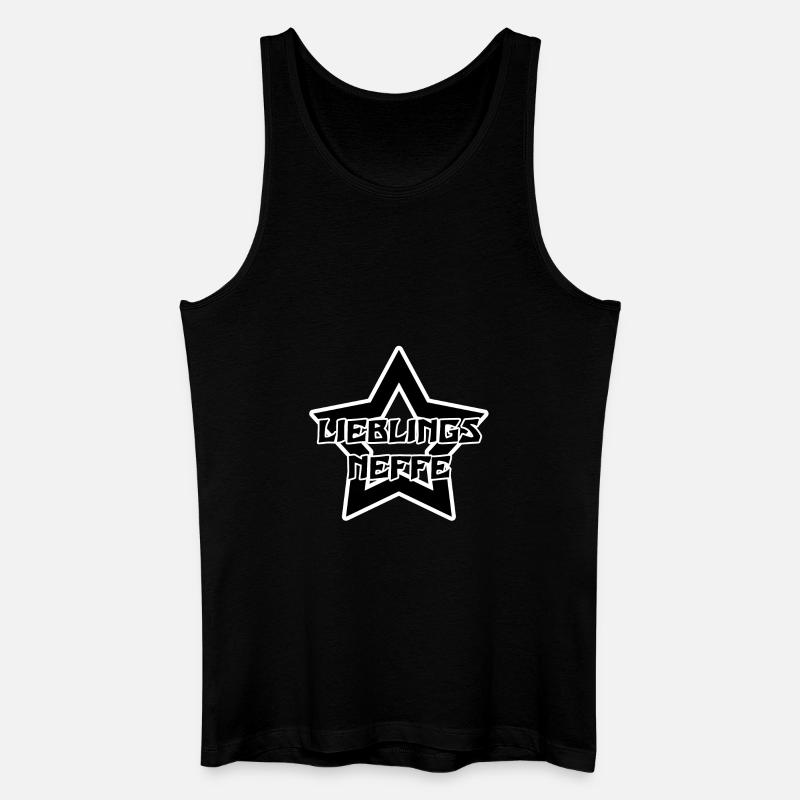 lieblings neffe - Männer Bio Tank Top - Schwarz