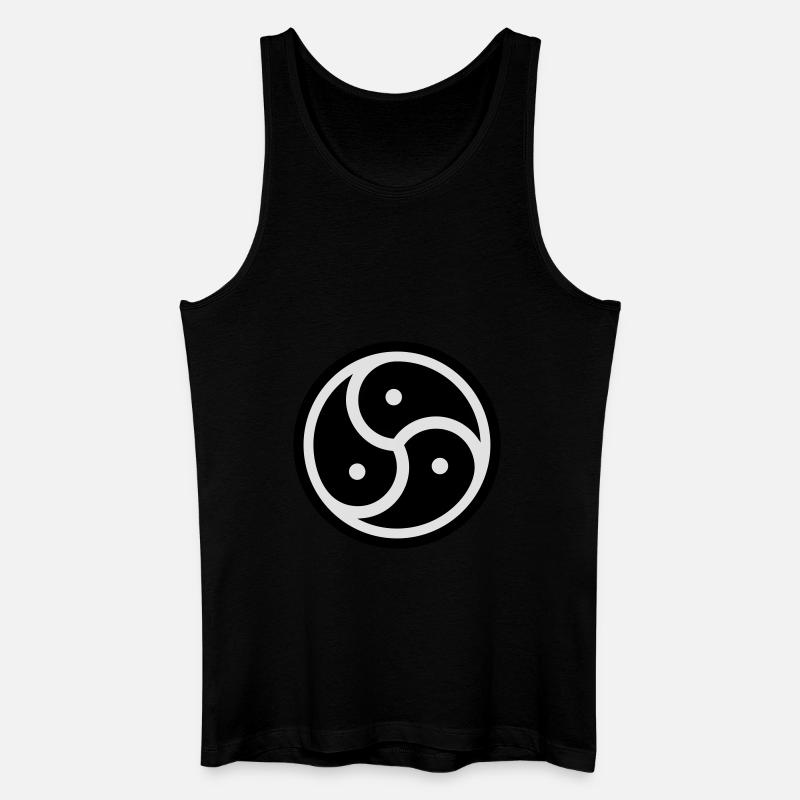 BDSM Logo - Männer Bio Tank Top - Schwarz