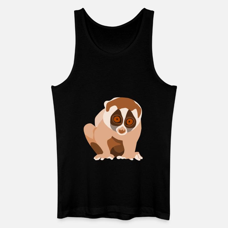 plumplori - Männer Bio Tank Top - Schwarz
