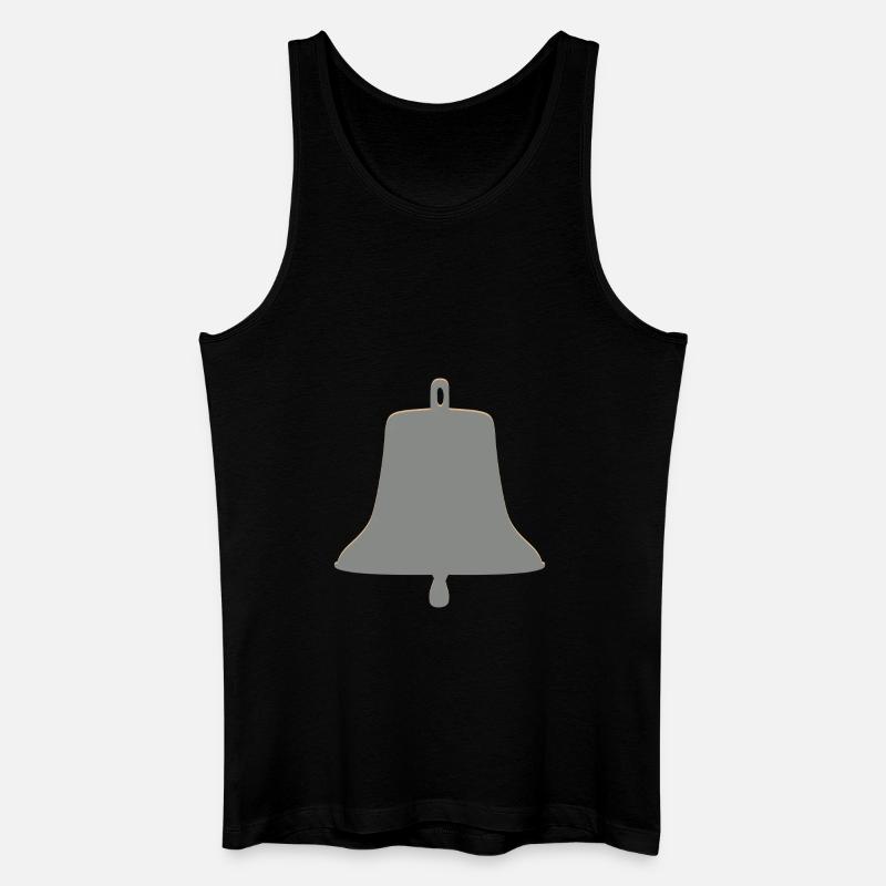 Große Glocke - Männer Bio Tank Top - Schwarz