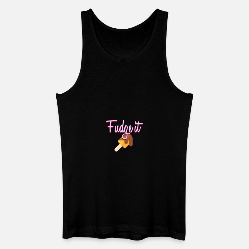 Fudge it - Männer Bio Tank Top - Schwarz