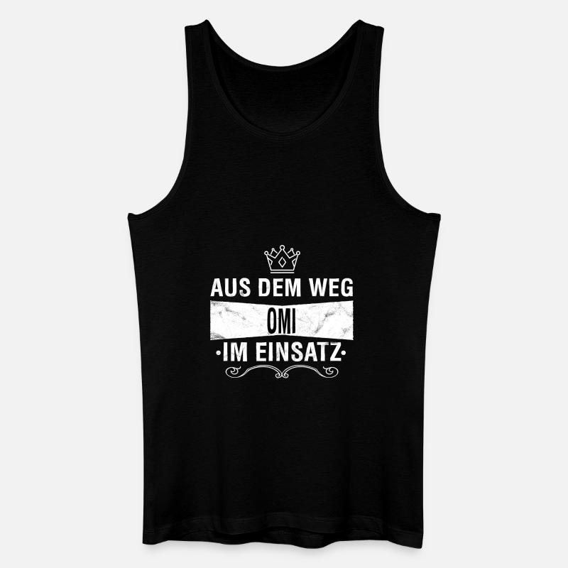 OMI - Männer Bio Tank Top - Schwarz