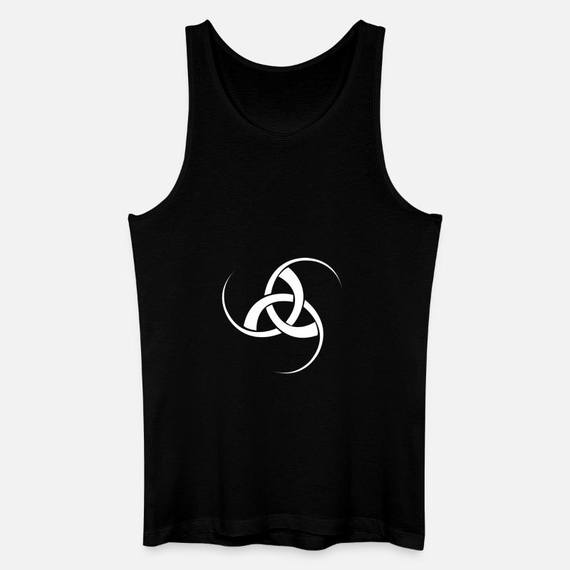 triskell - Männer Bio Tank Top - Schwarz