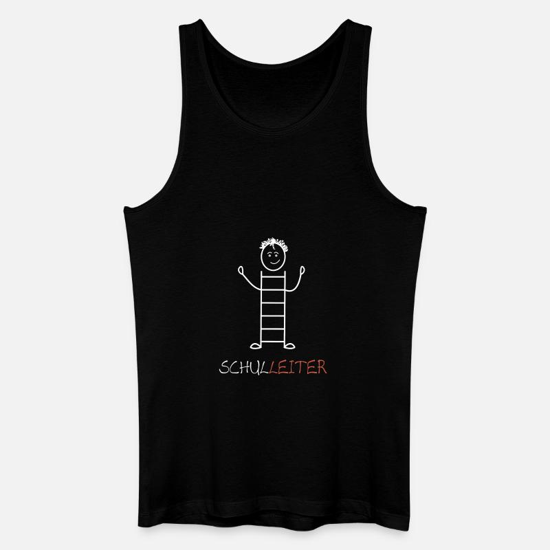 Schulleiter - Männer Bio Tank Top - Schwarz