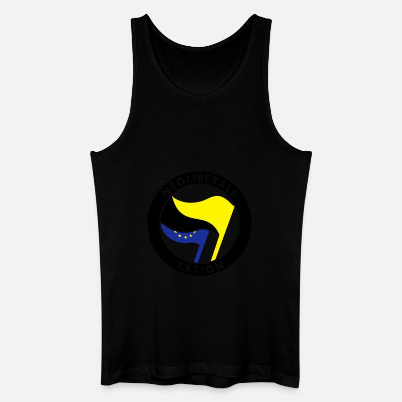 Neoliberale Aktion - Männer Bio Tank Top - Schwarz