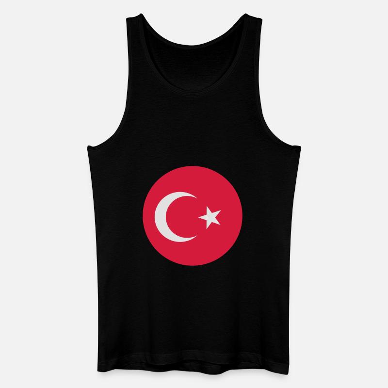 turkeif2 - Männer Bio Tank Top - Schwarz