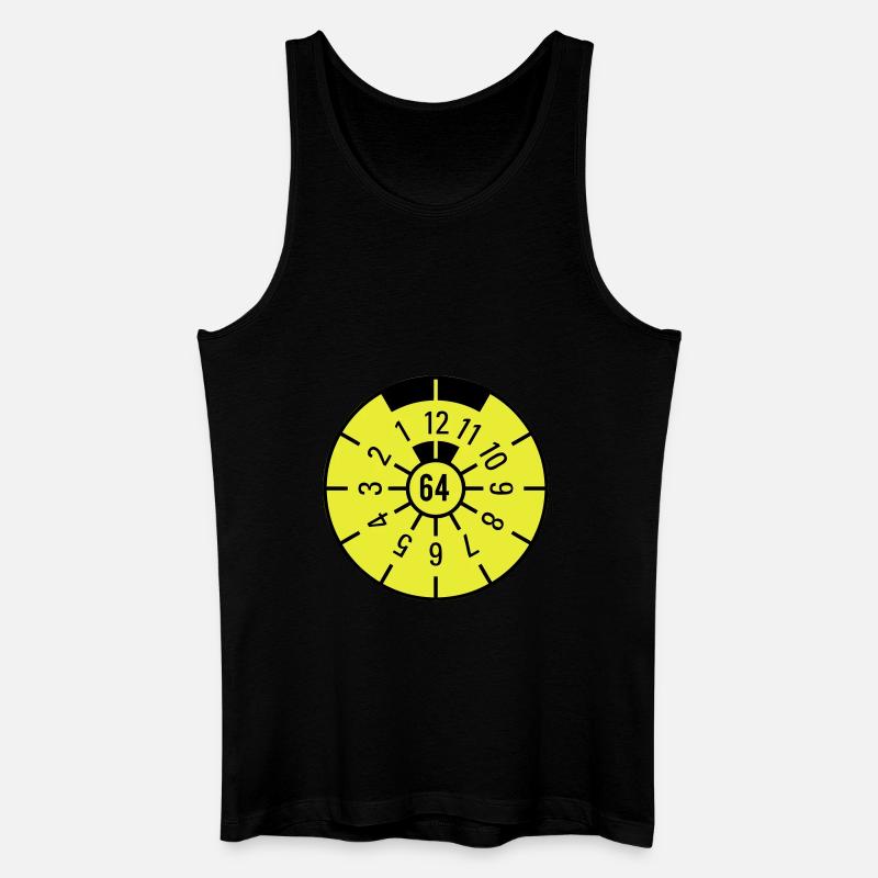 TÜV 1964 - Männer Bio Tank Top - Schwarz
