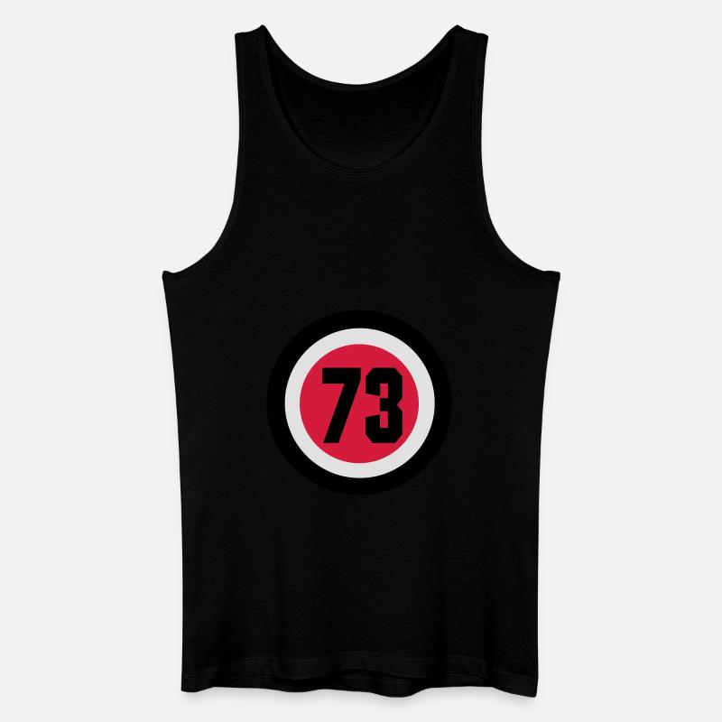 73_vec_3 - Männer Bio Tank Top - Schwarz