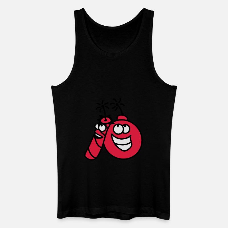 explosive - Männer Bio Tank Top - Schwarz