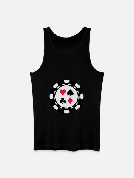 poker_chip_c3 - Débardeur bio Homme - noir