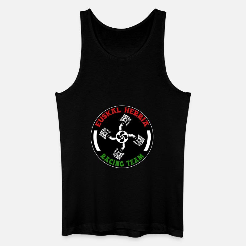 Basque racing team 1 - Débardeur bio Homme - noir