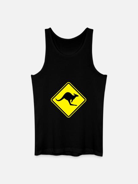 kangoroo_shield__f2 - Men’s Organic Tank Top - black