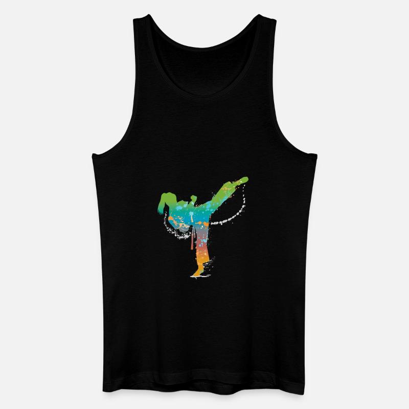 martial arts de - Männer Bio Tank Top - Schwarz