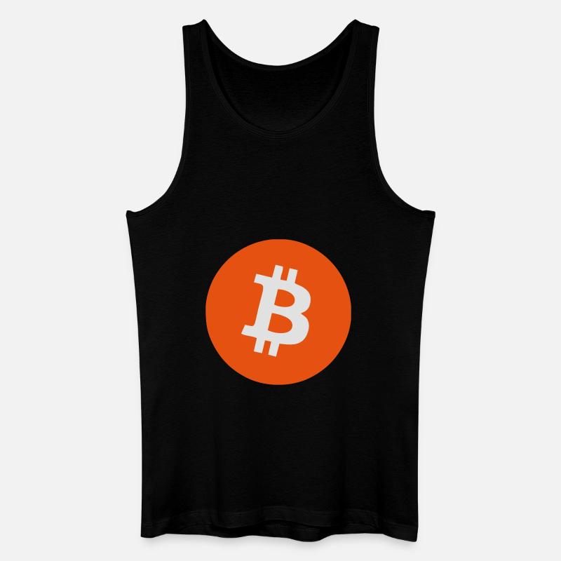 Bitcoin - Männer Bio Tank Top - Schwarz