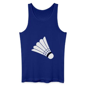 Badminton - Männer Bio Tank Top - Königsblau - Vorne