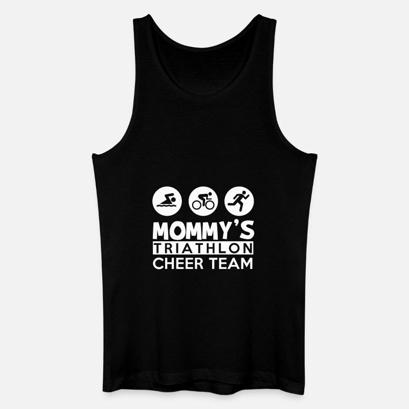 Triathlon Mom - Männer Bio Tank Top - Schwarz