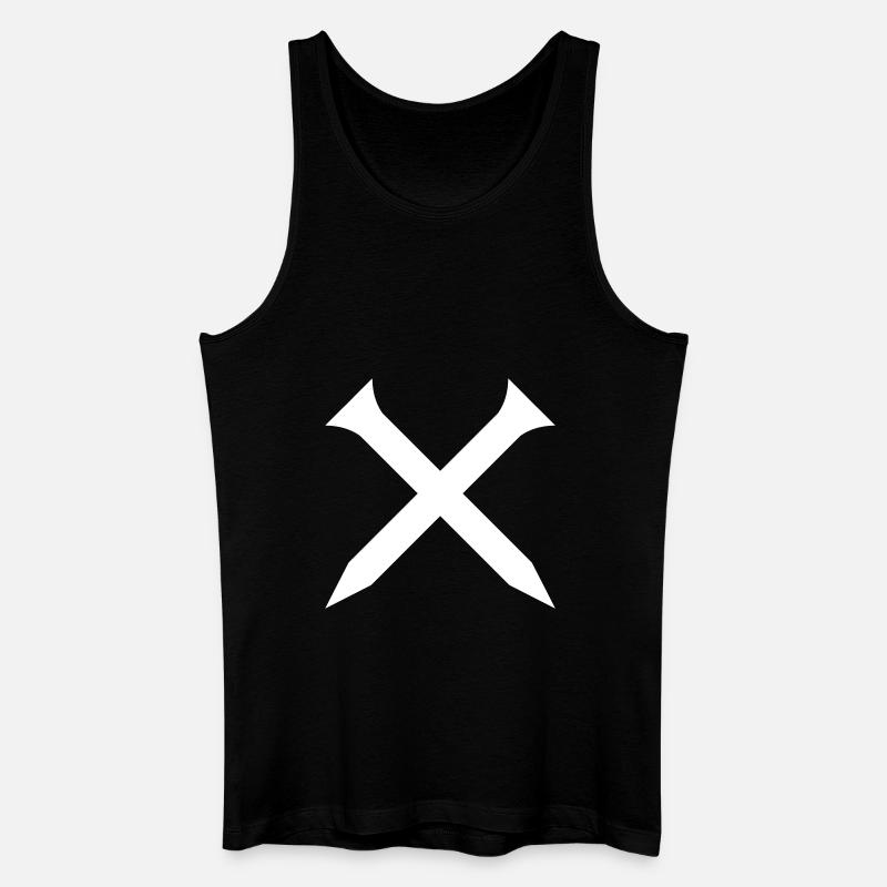 golf Tee - Männer Bio Tank Top - Schwarz