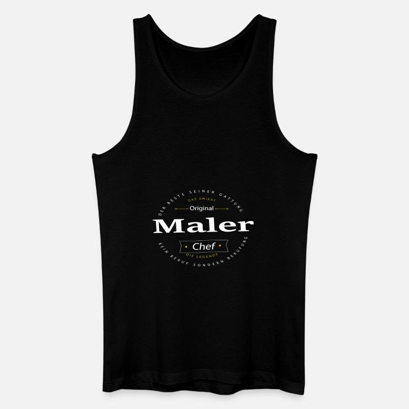 Beruf Maler - Männer Bio Tank Top - Schwarz