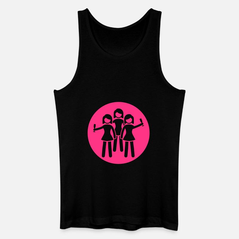 frauen party design - Männer Bio Tank Top - Schwarz