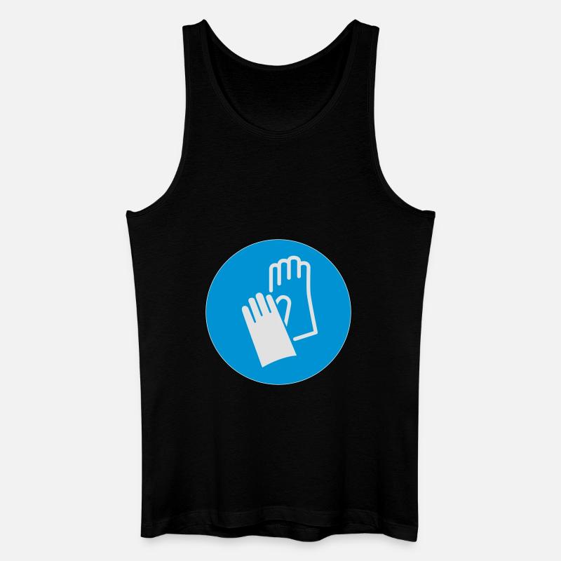 handschuhe - Männer Bio Tank Top - Schwarz