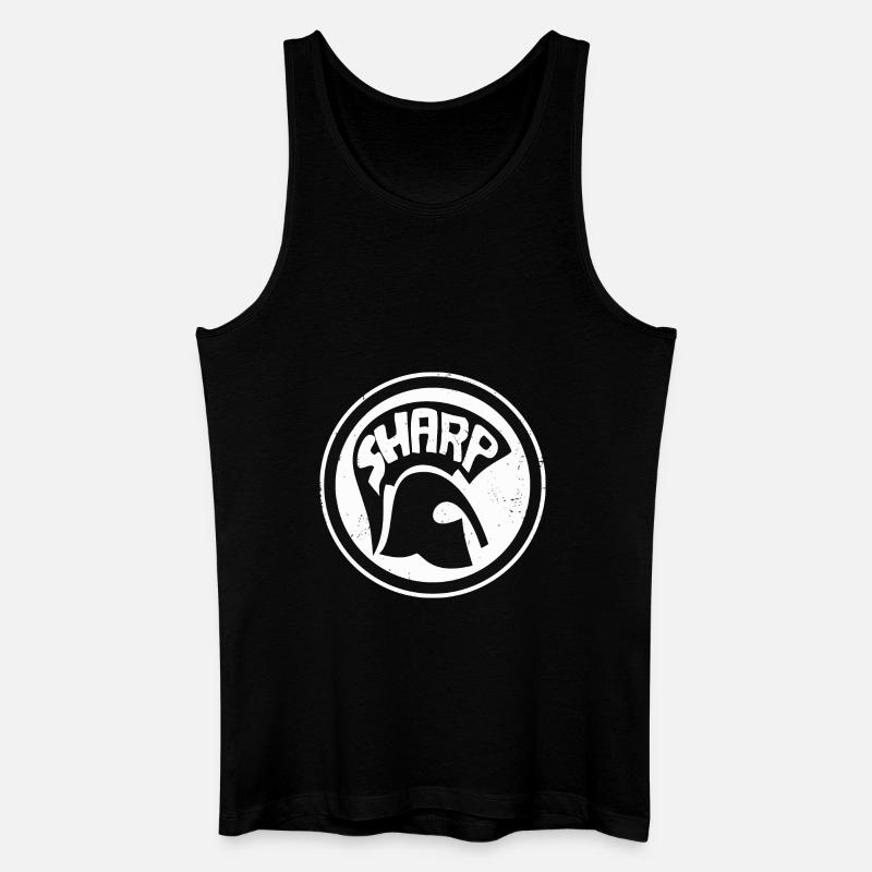 S.H.A.R.P - SHARP - Männer Bio Tank Top - Schwarz