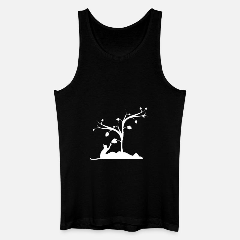 Chat - Débardeur bio Homme - noir